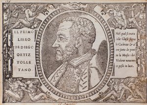 Ritratto di Diego Ortiz Tolletano (Toledano) (xilografia) da Unknown artist