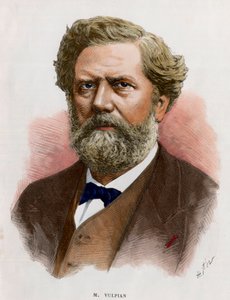 Ritratto di Edme Felix Alfred Vulpian (incisione del XIX secolo)