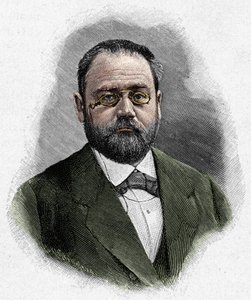 Ritratto di Emile Zola (1840-1902) da Unknown artist