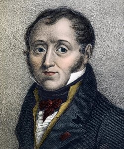 Ritratto di Emmanuel de Las Cases (1766-1842) storico francese - incisione del XIX secolo da Unknown artist