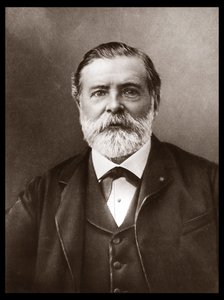 Ritratto di Etienne-Jules Marey (1830-1904), scienziato e cronofotografo inglese; inventore dello sfigmografo e pioniere della fotografia e del cinema. Foto di Nadar, Paul (1856-1939) da Unknown artist