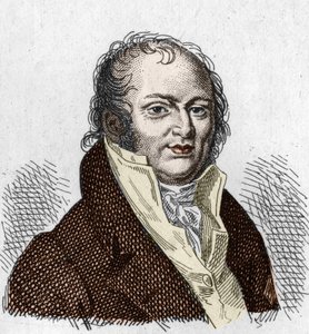 Ritratto di Etienne Geoffroy Saint Hilaire (1772-1844), naturalista francese. Incisione del 1835 da Unknown artist