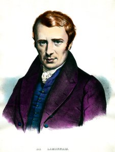 Ritratto di Félicité Robert de Lamennais (1782-1854) scrittore francese da Unknown artist