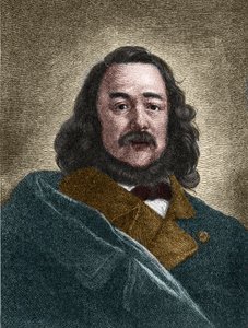 Ritratto di Ferdinand Freiligrath, scrittore tedesco da Unknown artist
