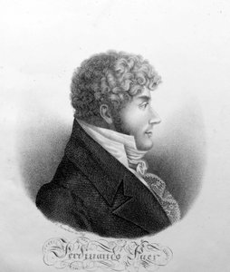 Ritratto di Ferdinando Paer. Compositore italiano (1771-1839) da Unknown artist