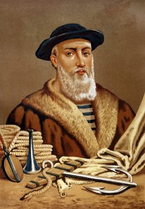 Ritratto di Ferdinando Magellano, navigatore portoghese (1480-1521). da 