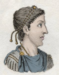 Ritratto di Flavio Onorio (384-423), imperatore romano