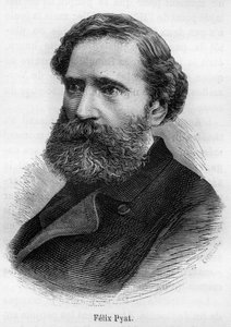 Ritratto di Félix Pyat. Scrittore, giornalista e politico francese. 1810-1889