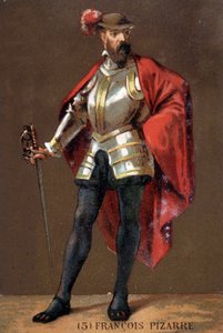 Ritratto di Francisco Pizarro (in fr. François Pizarre)