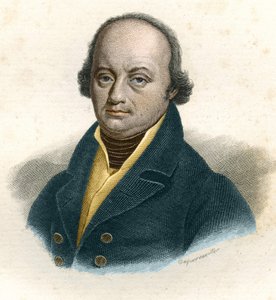 Ritratto di Franz-Joseph Gall (1758 - 1828), medico tedesco, incisione del XIX secolo da Unknown artist