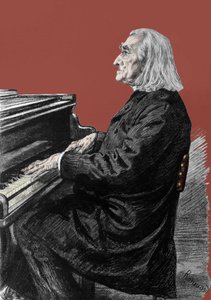 Ritratto di Franz Liszt (1811-1886), compositore e pianista ungherese da Unknown artist