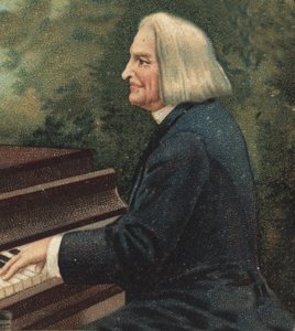 Ritratto di Franz Liszt (1811-1886), compositore e pianista ungherese. da Unknown artist