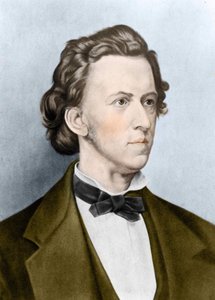 Ritratto di Frédéric Chopin (1810-1849), compositore polacco. da Unknown artist