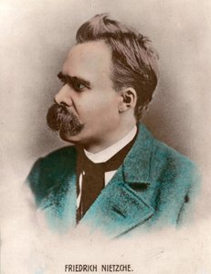 Ritratto di Friedrich Nietzsche (1844 - 1900), filosofo tedesco. Incisione del XIX secolo da Unknown artist