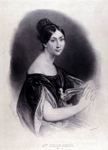 Ritratto di Giulia Grisi (1811-1869) soprano italiano. da Unknown artist