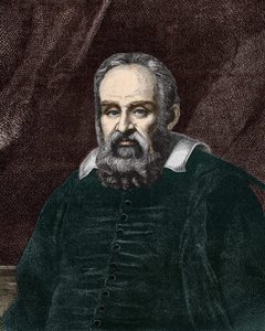 Ritratto di Galileo Galilei detto Galileo (1564-1642). Incisione del XIX secolo da Unknown artist