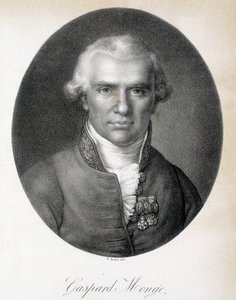 Ritratto di Gaspard Monge, Conte di Peluse (1746 - 1818), matematico francese - incisione