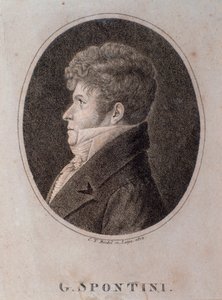 Ritratto di Gaspare Spontini (incisione) da Unknown artist