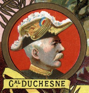 Ritratto del Generale Jacques Charles Rene Achille DUCHESNE (1837-1918). da Unknown artist