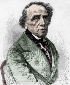 Ritratto di Giacomo Meyerbeer (1791-1864), compositore tedesco. da Unknown artist