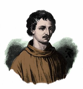 Ritratto di Giordano Bruno (1548-1600) da Unknown artist