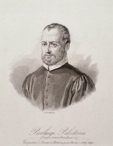 Ritratto di Giovanni Pierluigi da Palestrina (incisione)