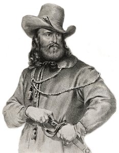 Ritratto di Giuseppe Garibaldi (1807-1882), Generale, patriota italiano e leader da Unknown artist