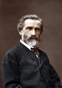 Ritratto di Giuseppe Verdi, compositore italiano da Unknown artist