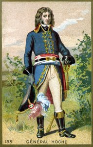 Ritratto del generale Hoche (1768-1797). Cromolitografia della fine del XIX secolo. da Unknown artist