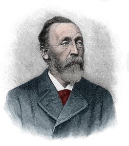 Ritratto di Heinrich von Stephan (1831-1897) direttore generale delle poste per l