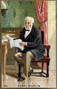 Ritratto di Henri Martin (cromolitografia del XIX secolo)