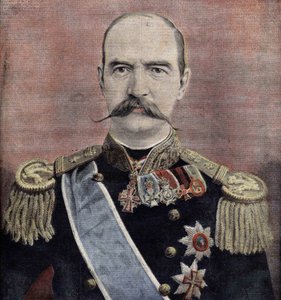 Ritratto di Sua Maestà Giorgio I, re di Grecia (incisione del 1895)
