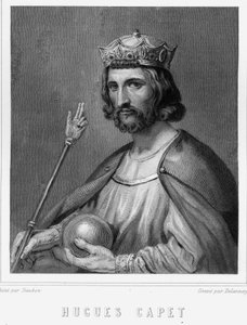 Ritratto di Ugo I Capeto (v. 941 - 996), Duca di Francia e poi Re di Francia - in 
