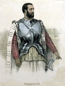 Ritratto del tenore italiano Enrico Tamberlick (1820 - 1869) in Otello di Gioacchino Rossini da Unknown artist