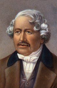 Ritratto di Jacques Daguerre, francese, inventore del dagherrotipo. da Unknown Artist