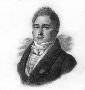 Ritratto di Jacques Laffitte (1767-1844), banchiere e politico francese, incisione del XIX secolo da Unknown artist