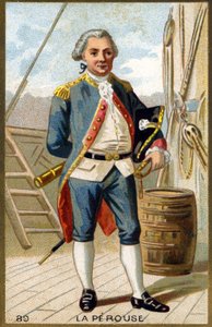 Ritratto di Jean-François de Galaup, Conte di La Pérouse da Unknown artist