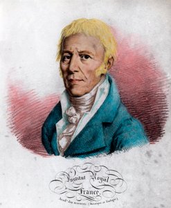Ritratto di Jean Baptiste Lamarck (1744-1829), naturalista francese. Incisione del XIX secolo. Collezione privata da Unknown artist