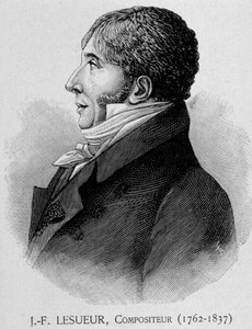 Ritratto di Jean François Lesueur (1762 - 1837), compositore francese