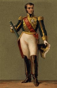 Ritratto di Jean Lannes, Duca di Montebello (1769-1809) Maresciallo di Francia. Cromolitografia del XIX secolo da Unknown artist