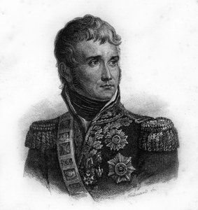 Ritratto di Jean Lannes, Duca di Montebello (1769 - 1809) Maresciallo di Francia, incisione del XIX secolo da Unknown artist