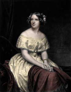Ritratto di Jenny Lind (1820-1887), cantante svedese da Unknown artist