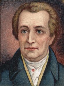 Ritratto di Johan Wolfgang Goethe, scrittore tedesco da Unknown artist