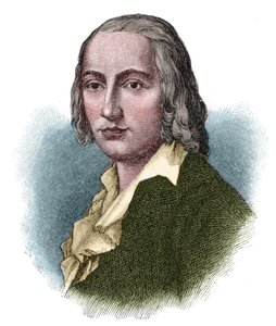 Ritratto di Johann Christian Friedrich Hölderlin (1770-1843), poeta e pensatore romantico tedesco da Unknown artist
