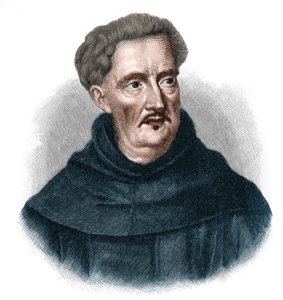 Ritratto di Johann Ulrich Megerle, detto Abraham a Sancta Clara (1607-1680). Predicatore popolare dell