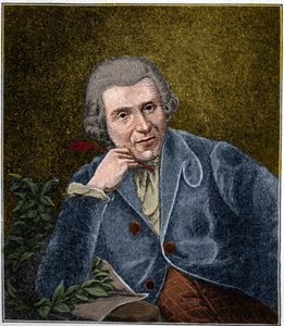 Ritratto di Johann Wilhelm Ludwig Gleim (1719-1803) poeta tedesco.