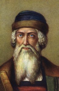 Ritratto di Johannes Gensfleisch dit Gutenberg, tipografo tedesco.