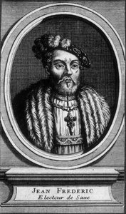 Ritratto di Giovanni Federico, il Magnanimo, Elettore di Sassonia (1503 - 1554) da Unknown artist