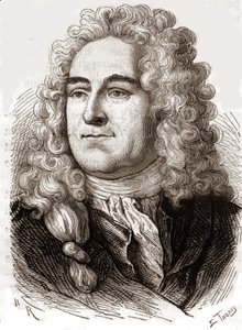 Ritratto di John Law (1671 - 1729), finanziere scozzese che causò la bancarotta nel 1720 (Evento di Quincampoix Street) da Unknown artist