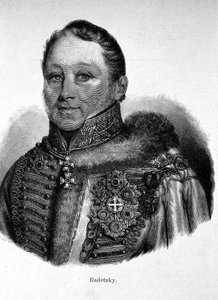 Ritratto di Joseph Radetzky, Conte von Radetz, Feldmaresciallo austriaco da Unknown artist